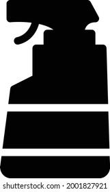 water sprayer vector glyph flat icon