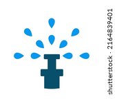 water sprinkler icon vector illustration