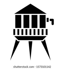 water storage icon glyph vector design