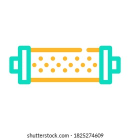 vector de icono de color del filtro de agua. signo del filtro de agua. ilustración de símbolo aislado