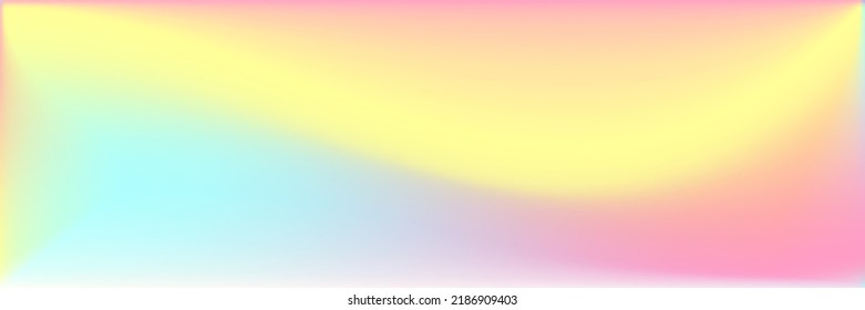 Water Sunrise Multicolor Rainbow Dynamic Gradient Mesh. Bright Curve Light Fluid Wavy Gradient Background. Vivid Pastel Vibrant Color Sunset Wallpaper. Blurred Sky Liquid Colorful Smooth Surface.