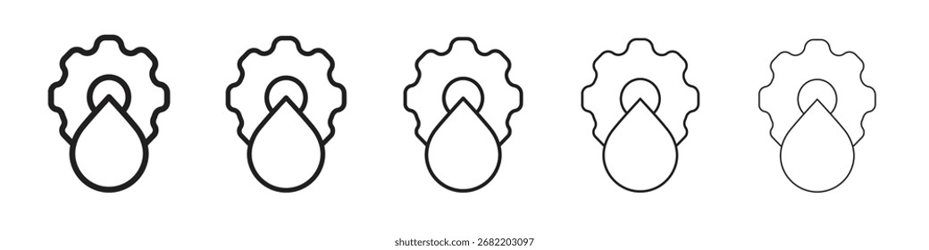 Icono de suministro de agua Ilustración vectorial aislada