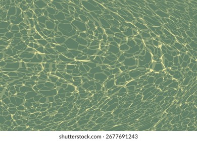 Fondo de la superficie del agua con ondas