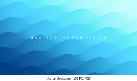 Water surface  Blue abstract background  Vector illustration for design 