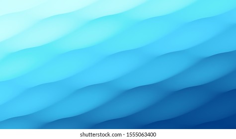 Water surface. Blue abstract background. Vector illustration for design.