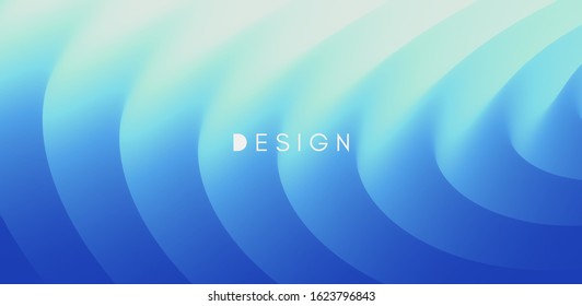 Water surface. Blue abstract background. Vector illustration for design.