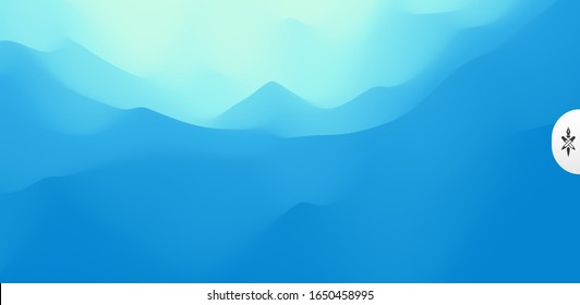  Superficie de agua. Fondo abstracto azul. Ilustración vectorial para el diseño.