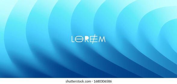 Water surface. Blue abstract background. Vector illustration for design.