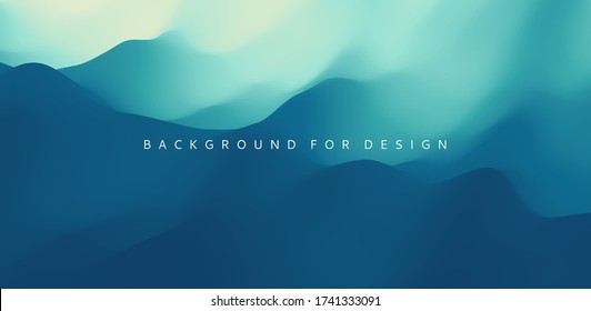 Water surface. Blue abstract background. Vector illustration for design.