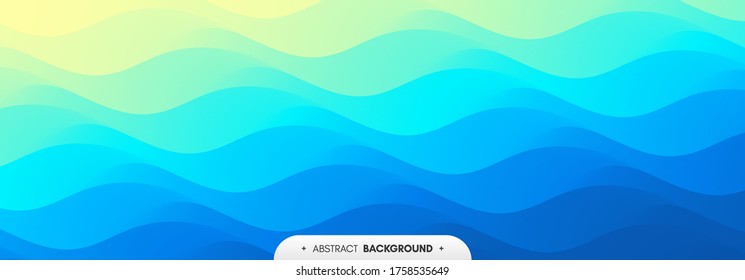 Superficie de agua. Fondo abstracto azul. Ilustración vectorial para el diseño.