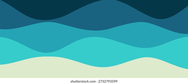 Water surface. Blue abstract background. Vector illustration for design. abstract wave background.
