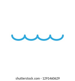 Water surface icon graphic design template vector isolated