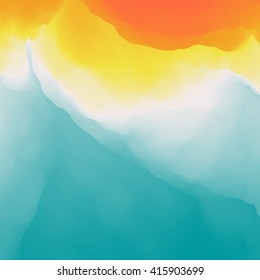 Water Surface. Nature background. Modern pattern. Vector Illustration.