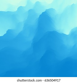 Water Surface. Nature background. Modern pattern. Vector Illustration For Your Design. 