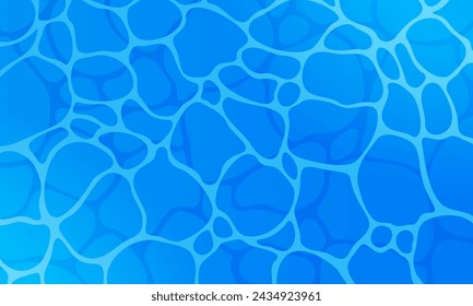 Water surface from overhead. Blue background with a summer feel.