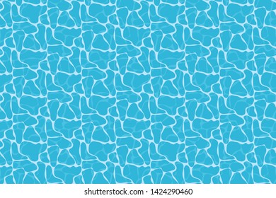 Water surface seamless pattern texture background.