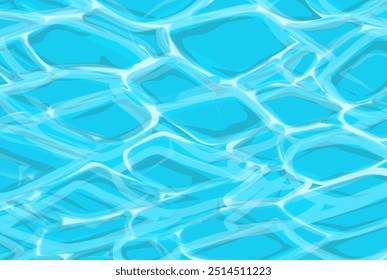 fundo de textura da superfície da água com fundo azul