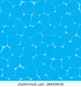 Water surface texture background vector illustration.