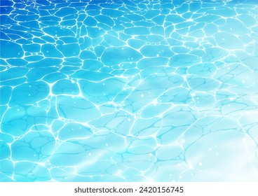 water surface water waves blue