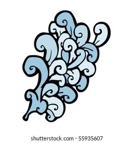 Wasserwirbeldesign-Element