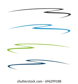 Water Swoosh Logo Template Illustration Design. Vector EPS 10.