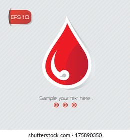 Water symbol,vector