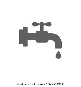 Water tab icon in trendy flat style isolated on white background. Symbol for your web site design, logo, app, UI. Vector illustration, EPS