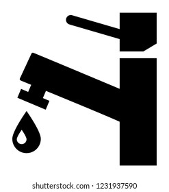 Water Tab Solid Icon Design