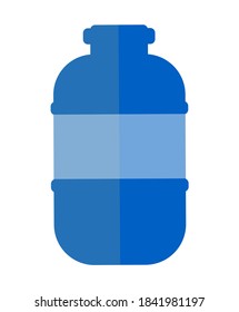 Wassertank. Behältnis für Flüssigkeit. Flasche für Wasser.