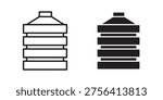 Water tank icon collection. Vector design pack