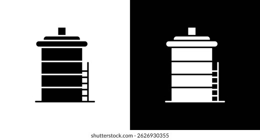 Concepto del icono del tanque de agua, Ilustración vectorial