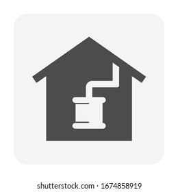 Vektorillustration für Heim- und Wasserspeicher - Symboldesign.