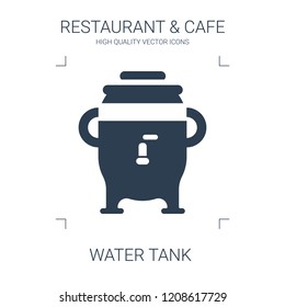 water tank icon. high quality filled water tank icon on white background. from restaurant cafe collection flat trendy vector water tank symbol. use for web and mobile