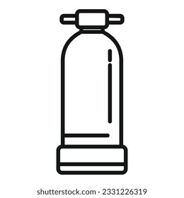 Water tank icon outline vector. Filter treatment. Liquid system