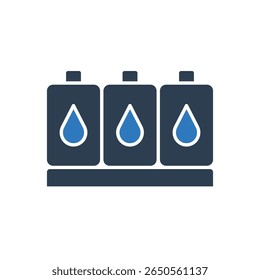 Water Tank Icon Sign Symbol