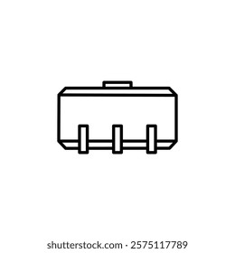 water tank icon Simple outline illustration