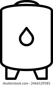 water tank icon. Torrent vector illustration.