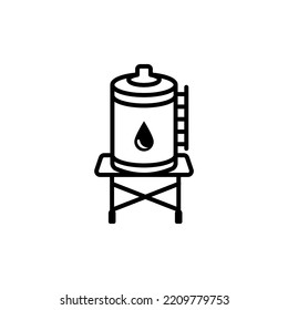 water tank icon vector design templates 