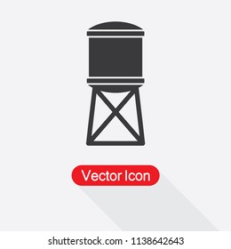 Water Tank Icon Vector Illustration Eps10