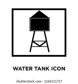 Water Tank icon vector isolated on white background, Water Tank transparent sign