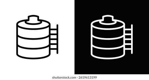 Water tank icon Vector symbol in trendy flat style
