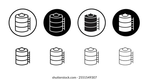 Water tank icon web design in vector