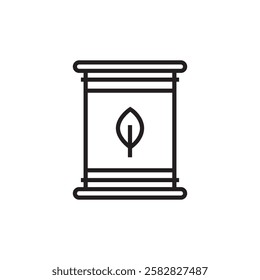 Water tank linear icon. Modern outline Water tank logo concept on white.  vector illustration.