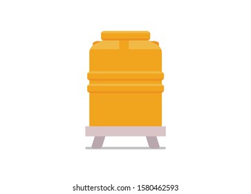 Water tank. Simple flat illustration