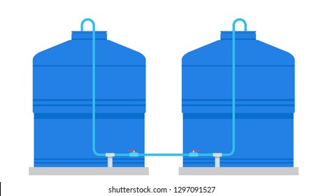 vector del depósito de agua. espacio libre para texto. fondo de pantalla. espacio de copia. símbolo. Bomba vectorial.