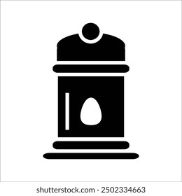 water tank vector icon line template