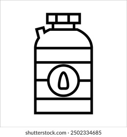 water tank vector icon line template