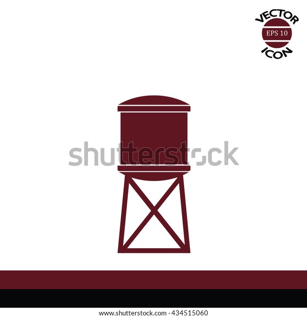 water tank vector illustration stock vector royalty free 434515060 shutterstock