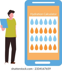 Vector de tanque de agua Ilustración que se puede modificar o editar fácilmente

