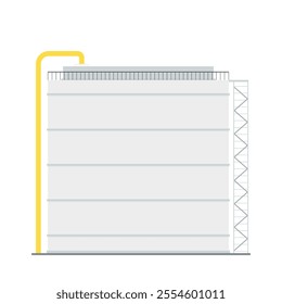 Water tank vector. Tap. Water tank on white background.